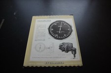 Catalogue prospectus  Jaeger tachymètre compte tour