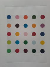 Signé Damien Hirst - Bromobenzotrifluorure - Lithographie de collection
