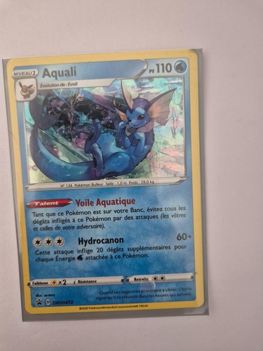 Carte pokemon aquali swsh072 - pokemon,