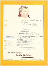 GUINGAMP (22) ART PHOTOGRAPHIQUE / PHOTOGRAPHE "STUDIO DELATTRE" en 1961