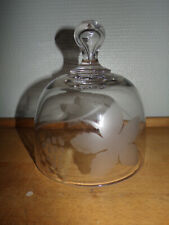 CLOCHE A FROMAGE EN CRISTAL