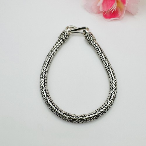 Bracelet argent maille - en,