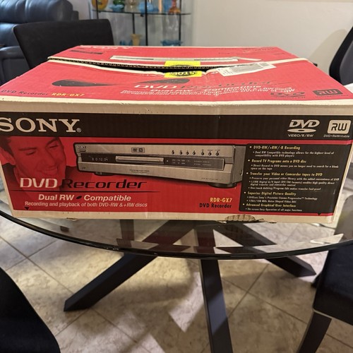 Sony rdr gx7 dvd recorder - recorder, dual