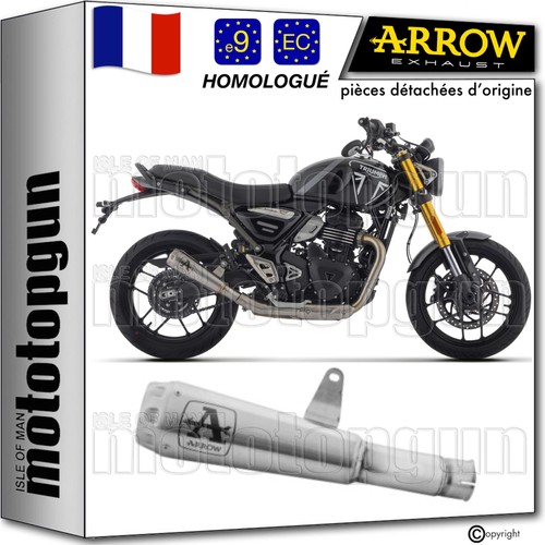 Arrow pot echappement approuve - arrow,