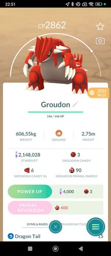 Groudon - (, non