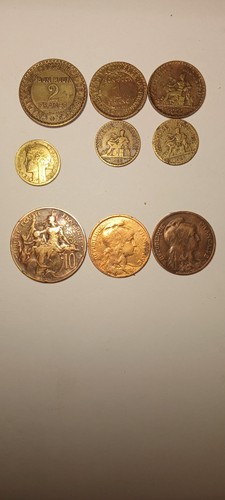 Lot pièces anciennes - ​lot, 9
