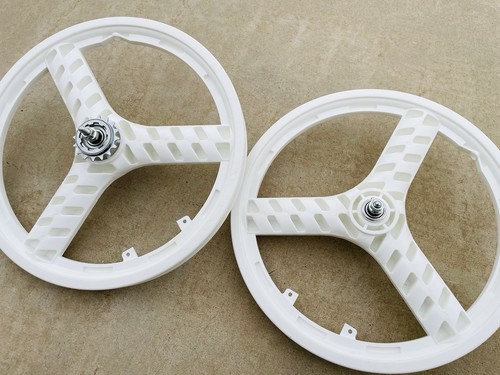 Pair bicycle mag wheels - 20", of