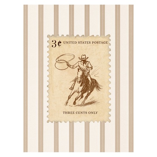 Affiche vintage cowboy - vintage, |