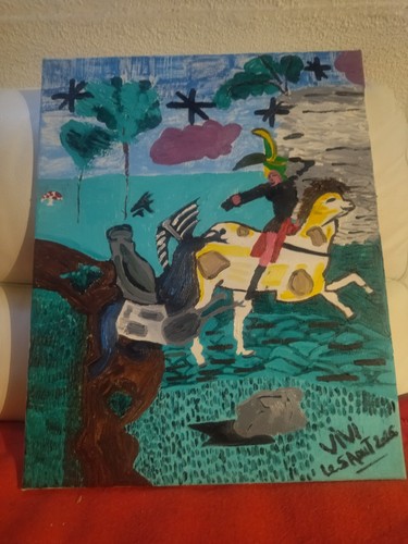 Tableau moderne réalisé - réalisé, au