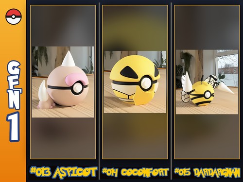 Pokemon pokeball figure set - set,