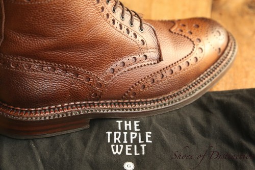 Chaussures bottes derby brogue