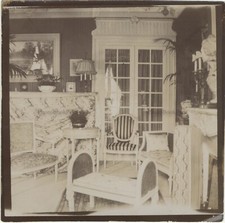 Intérieur maison Décoration France c1900 Photo Vintage Citrate P3TL1n