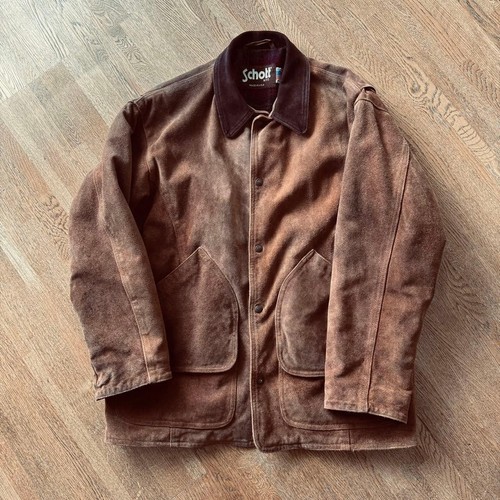 Veste cuir suédé - veste, en