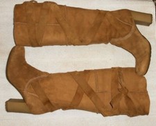 Vic Matié bottes daim marron
