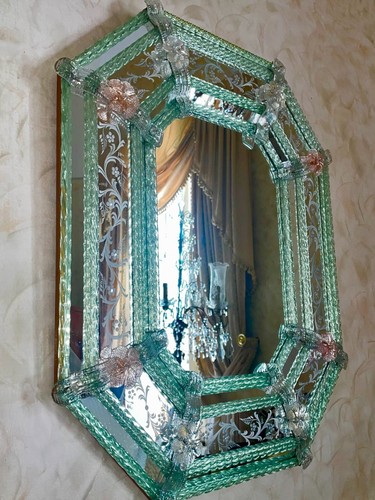 Ancien miroir vénitien - , en