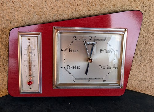 Baromètre thermomètre - thermomètre, en