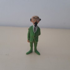 Figurine BD Tintin Professeur Tournesol Esso Belvision 1973 Hergé 