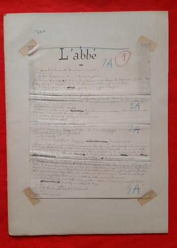 Be10 manuscrit autographe - be10-manuscrit,