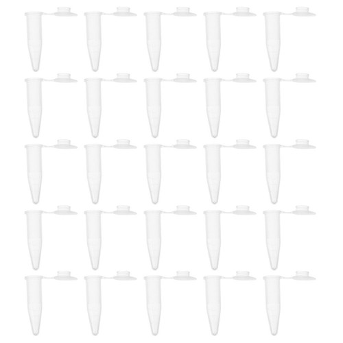 500 pcs tube essai plastique - 500,
