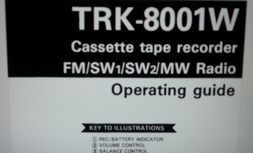Manuale utente radio cassette - manuale,