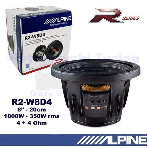 Subwoofer alpine w8d4 - alpine, r2-w8d4