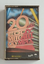 Cassette Audio – Eddy Mitchell – 20 Ans – Olympia – Barclay – Bon état