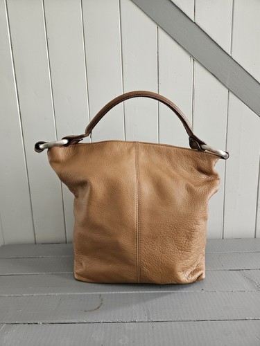 Sac cuir grainé camel sequoia - cuir,