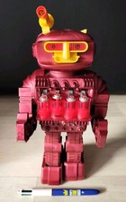 Ancien Robot Électrique Vintage  Funny Toys Made In Macau 30 Cm Fonctionne.