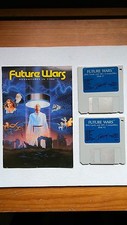 Future Wars Adventures in Time 1989 Vintage DOS 2.5-4.0 Video Game 2 Disks+Book
