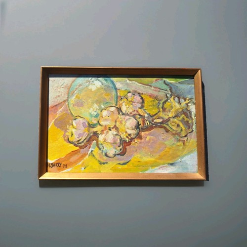 Antique oil painting still - oil,