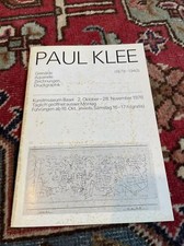 Paul KLEE catalogue Exposition