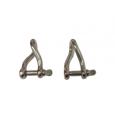 Manille torse 5mm - manille, axe