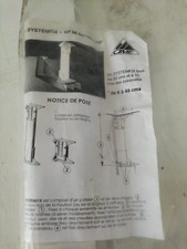 Lot 2 kits de rattrapage plafond pour rail de portes coulissantes SYSTEMFIX