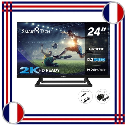 Smart tech led pouces hd - tv, 24