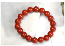 Bracelet de perles 10mm Jaspe rouge en pierre Naturelle,  Sur mesure