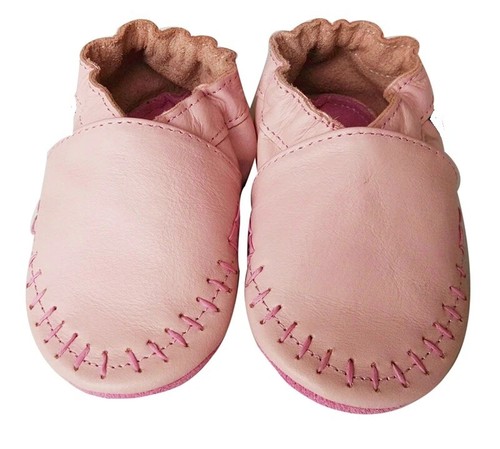 Chaussons cuir souple - chaussons,