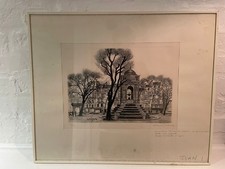 Quatre pointes sèches originales numérotées et signées Maxime Juan