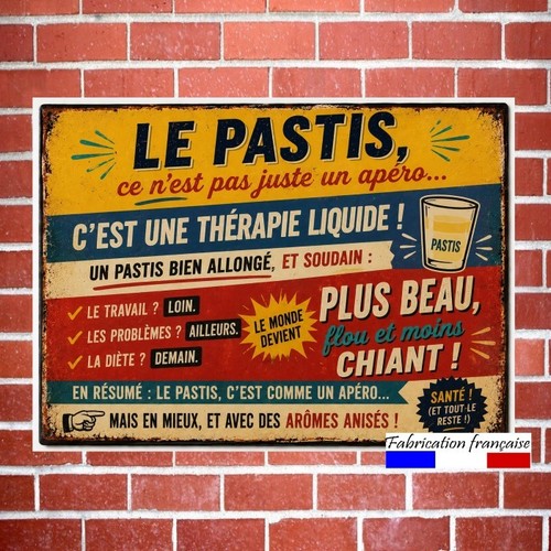 Plaque aluminium vintage - plaque,