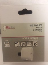 SCIE CLOCHE BOIS ET METAUX DE MARQUE BIZLINE HSS BIMETAL DIAMETRE 105mm (1.805.3