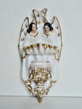 Ancien bénitier en porcelaine