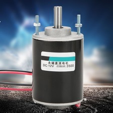 30W Hollow Shaft Permanent Magnet Brush DC Motor Speed Adjustable (12V 3500rpm)