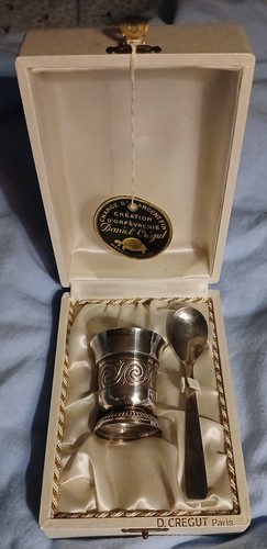 Coffret baptême coquetier - coffret,