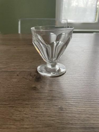 Ancien verre vin cristal - à,