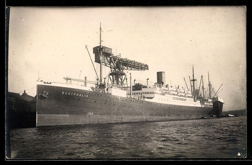 Carte postale photo - , paquebot