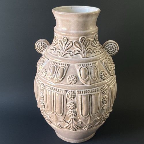 Vase gris vintage céramique