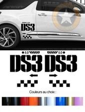 2 X LOGOS DS3 5.0 CITROEN RACING RALLYE 35cmX30cm AUTOCOLLANT STICKER DA181.