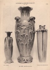 EMILE DECOEUR ,objets d art en gres  art deco de 1903,n:96