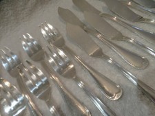 12 couverts à poisson métal