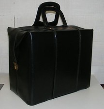 VINTAGE GRANDE MALLETTE SAC PORTE-DOCUMENTS MÉDECIN DOCTEUR PROFESSIONNEL VRP