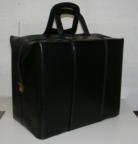 Vintage grande mallette sac - grande,